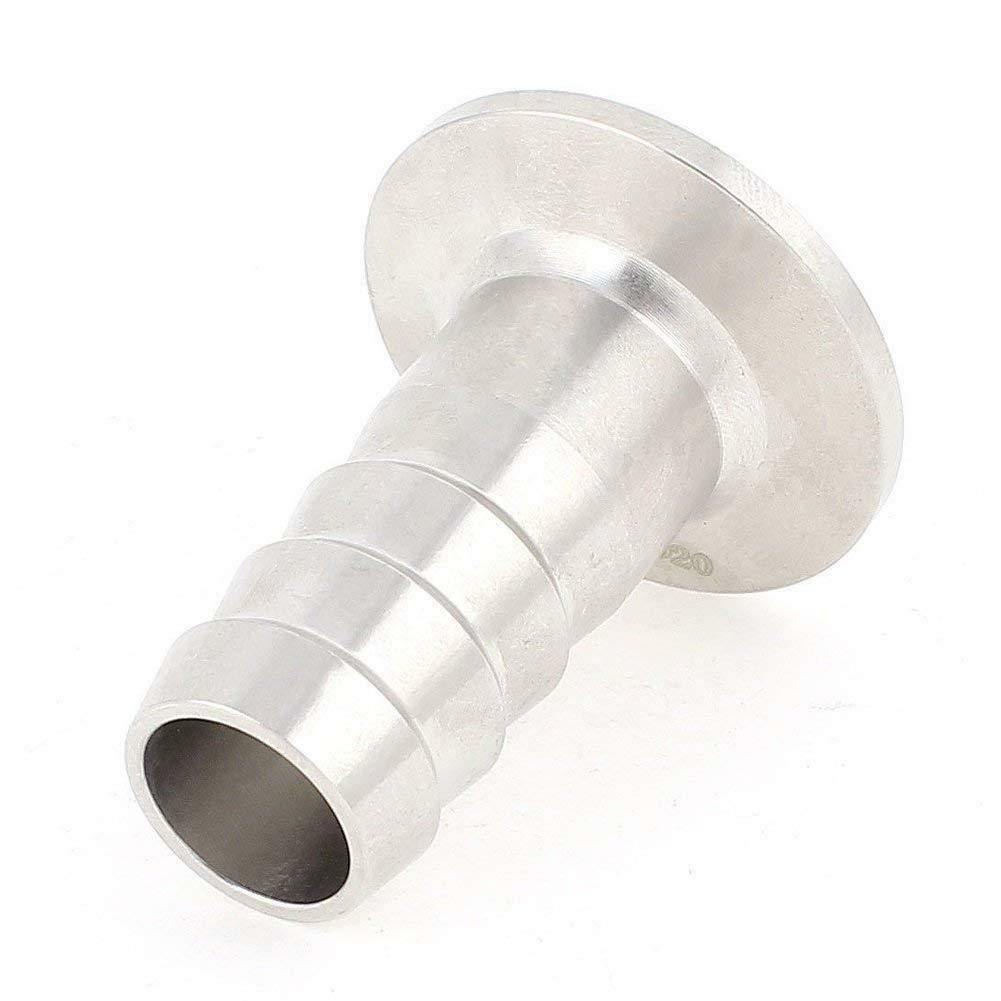 HONJIE Stainless Steel 304 KF25 Flange to 25mm Hose Barb Adapter for